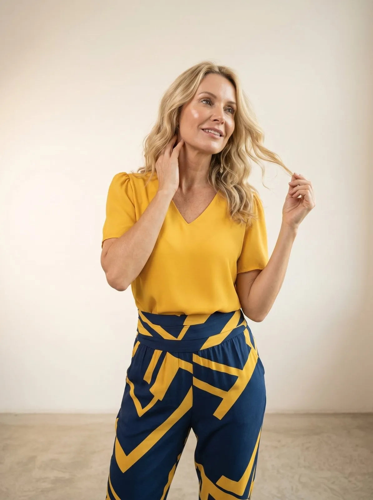 Miss | Blouse Dames Zomer Relaxed - Katoen - Miss Madera MIS-69223A