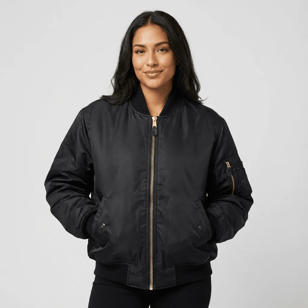 Miss | Bomberjack Dames Casual - Polyester - Miss Madera MIS-C53403