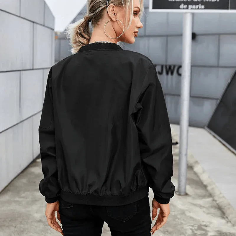 Miss | Bomberjack Dames Casual - Polyester - Miss Madera MIS-57D010