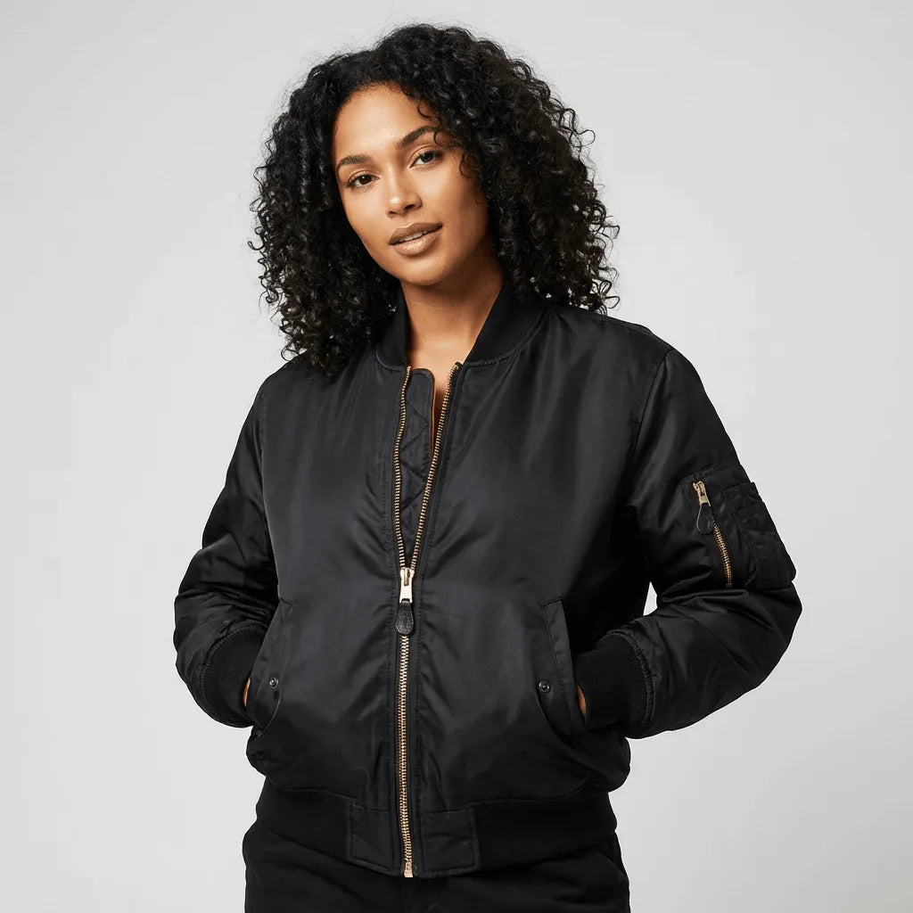 Miss | Bomberjack Dames Casual - Polyester - Miss Madera MIS-A98A27