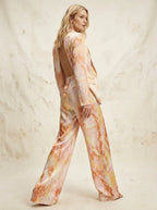 Miss | Broek Dames Abstract Print - Polyester - Miss Madera MIS-FD1A42