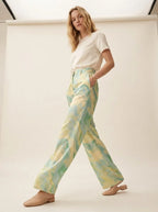 Miss | Broek Dames Abstract Print - Polyester - Miss Madera MIS-33E0C6