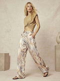 Lange damesbroek abstract design - Miss Madera
