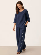 Miss | Broek Dames Zomer Regular Fit - Linnen - Miss Madera MIS-5D50F0