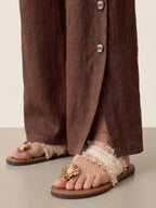 Miss | Broek Dames Zomer Regular Fit - Linnen - Miss Madera MIS-908871