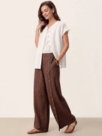 Miss | Broek Dames Zomer Regular Fit - Linnen - Miss Madera MIS-908871