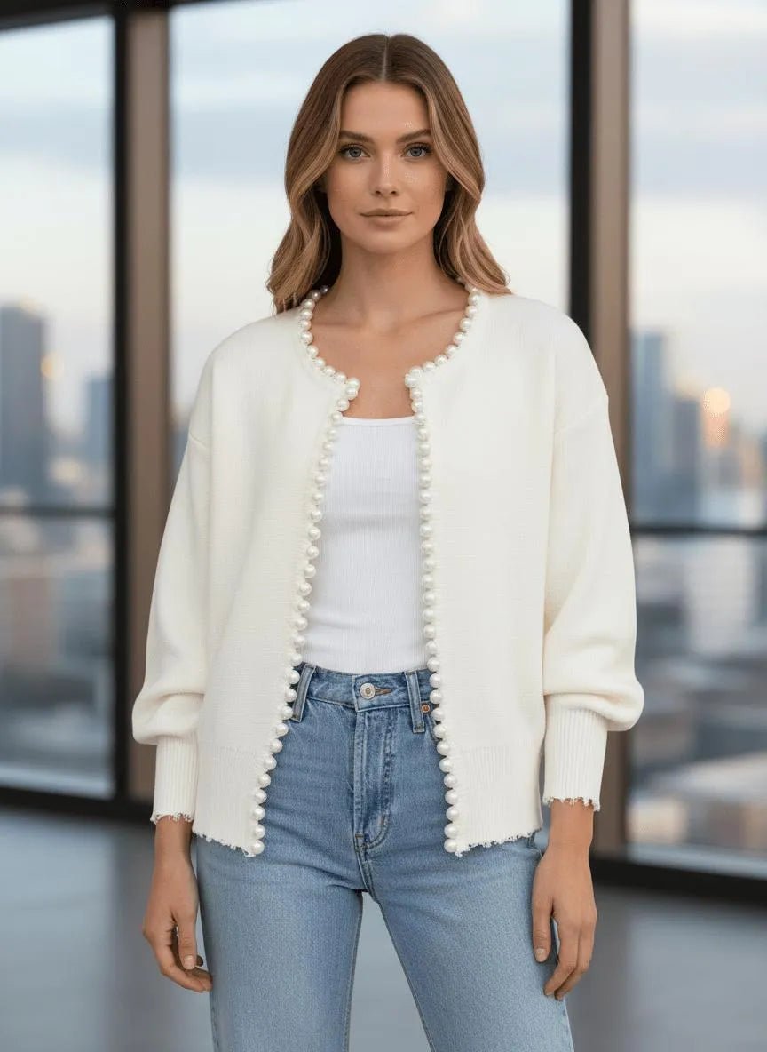 Miss | Cardigan Dames Casual - Premium gebreide mix - Miss Madera MIS-SRR7HZ
