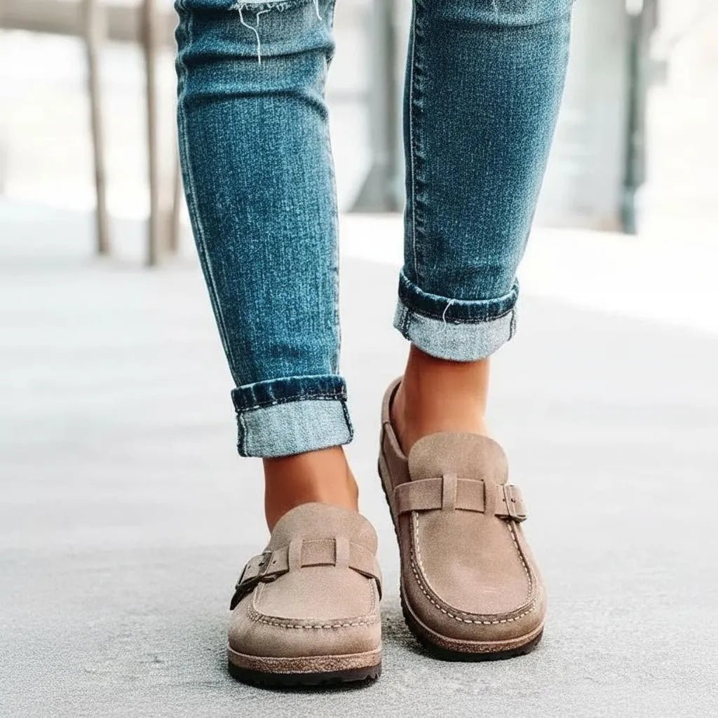 Miss | Clogs Dames Casual Slip-On Verstelbaar - Suède - Miss Madera MIS-GMXZYJ