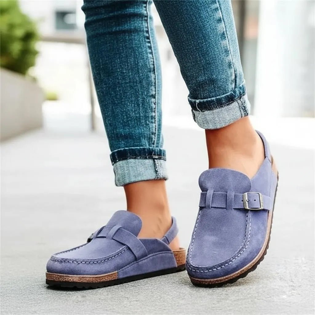 Miss | Clogs Dames Casual Slip-On Verstelbaar - Suède - Miss Madera MIS-VUD2TE