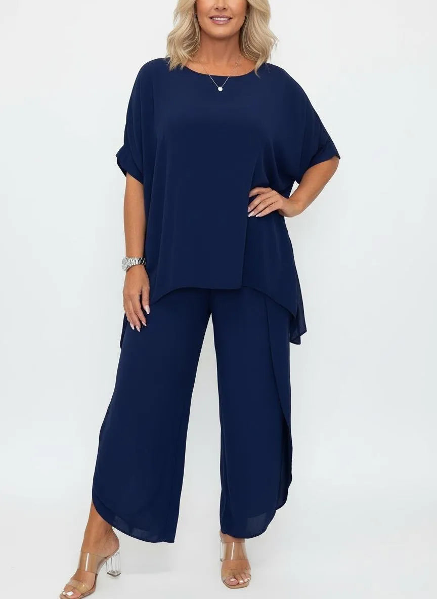 Miss | Co-ord Set Dames Lente/Zomer Relaxed - Viscoseblend - Miss Madera MIS-TGKO94