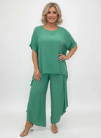 Miss | Co-ord Set Dames Lente/Zomer Relaxed - Viscoseblend - Miss Madera MIS-TGKO94
