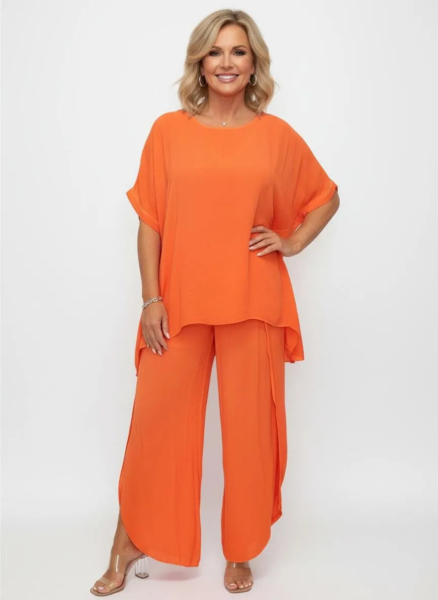 Miss | Co-ord Set Dames Lente/Zomer Relaxed - Viscoseblend - Miss Madera MIS-TGKO94