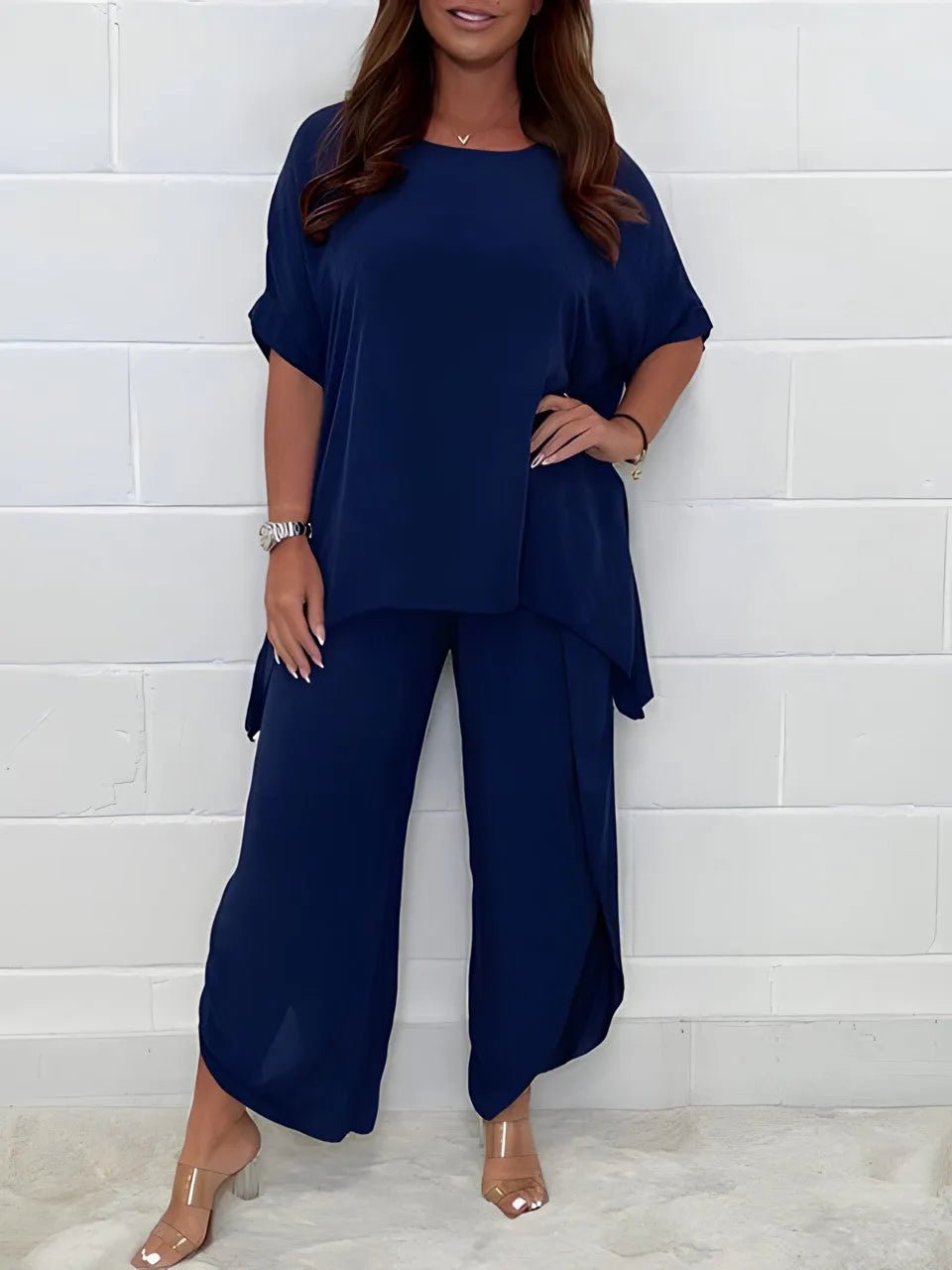Miss | Co-ord Set Dames Lente/Zomer Relaxed - Viscoseblend - Miss Madera MIS-TGKO94
