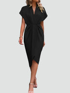 Miss | Cocktailjurk Dames Midi Elegant - Chiffon - Miss Madera MIS-9ECDAC