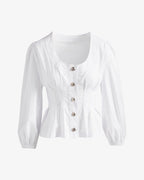 Miss | Dames Top Casual Elegant - Katoenmix - Miss Madera MIS-T91RWF