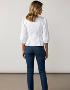 Miss | Dames Top Casual Elegant - Katoenmix - Miss Madera MIS-T91RWF