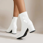 Miss | Enkellaarzen Dames Elegant - Kunstleer - Miss Madera MIS-8B5755