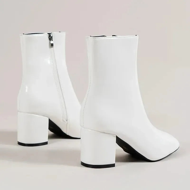 Miss | Enkellaarzen Dames Elegant - Kunstleer - Miss Madera MIS-8B5755