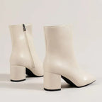Miss | Enkellaarzen Dames Elegant - Kunstleer - Miss Madera MIS-8B5755