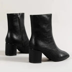 Miss | Enkellaarzen Dames Elegant - Kunstleer - Miss Madera MIS-8B5755