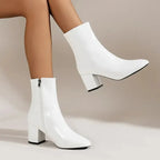 Miss | Enkellaarzen Dames Elegant - Kunstleer - Miss Madera MIS-8B5755