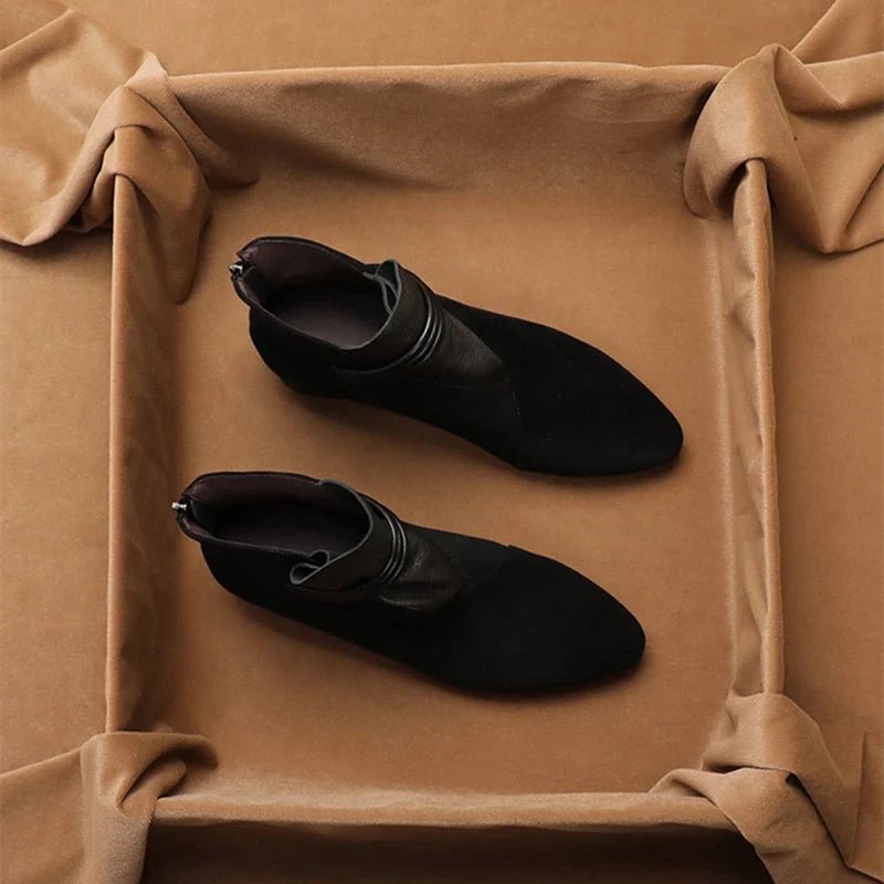 Miss | Enkellaarzen Dames Elegant - Suede - Miss Madera MIS-99225C