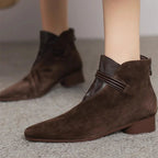 Miss | Enkellaarzen Dames Elegant - Suede - Miss Madera MIS-99225C