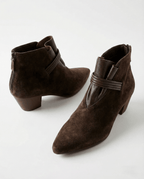 Miss | Enkellaarzen Dames Elegant - Suede - Miss Madera MIS-1A49E6