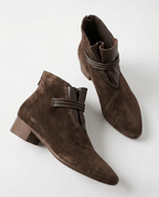 Miss | Enkellaarzen Dames Elegant - Suede - Miss Madera MIS-1A49E6
