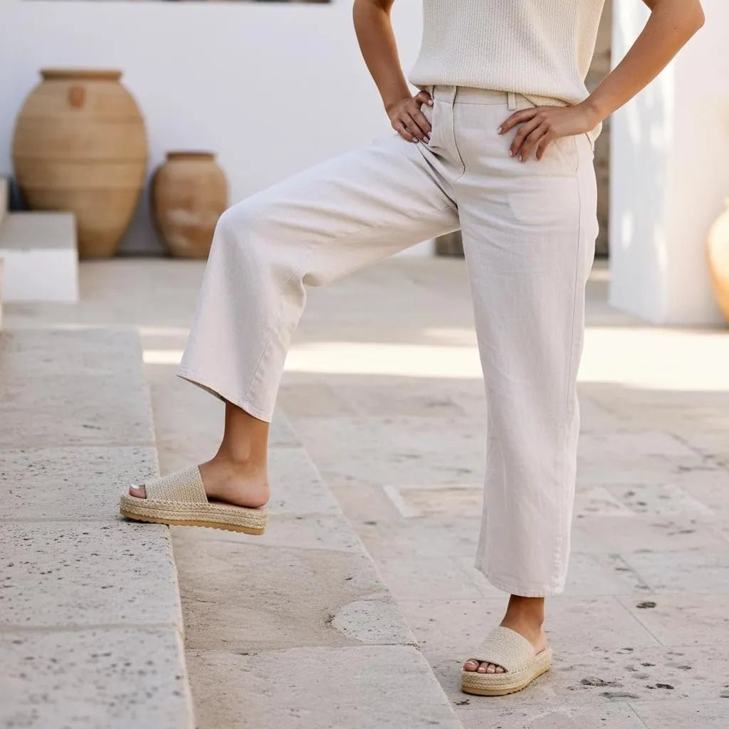 Miss | Espadrilles Dames Casual - Textiel, jute, rubber - Miss Madera MIS-P3X7D3