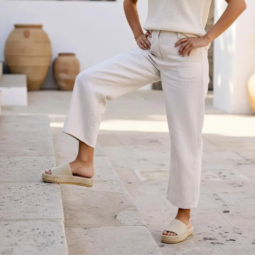 Espadrilles Dames Plateauzool Geweven Bovenkant Zomer - Miss Madera MIS-P3X7D3