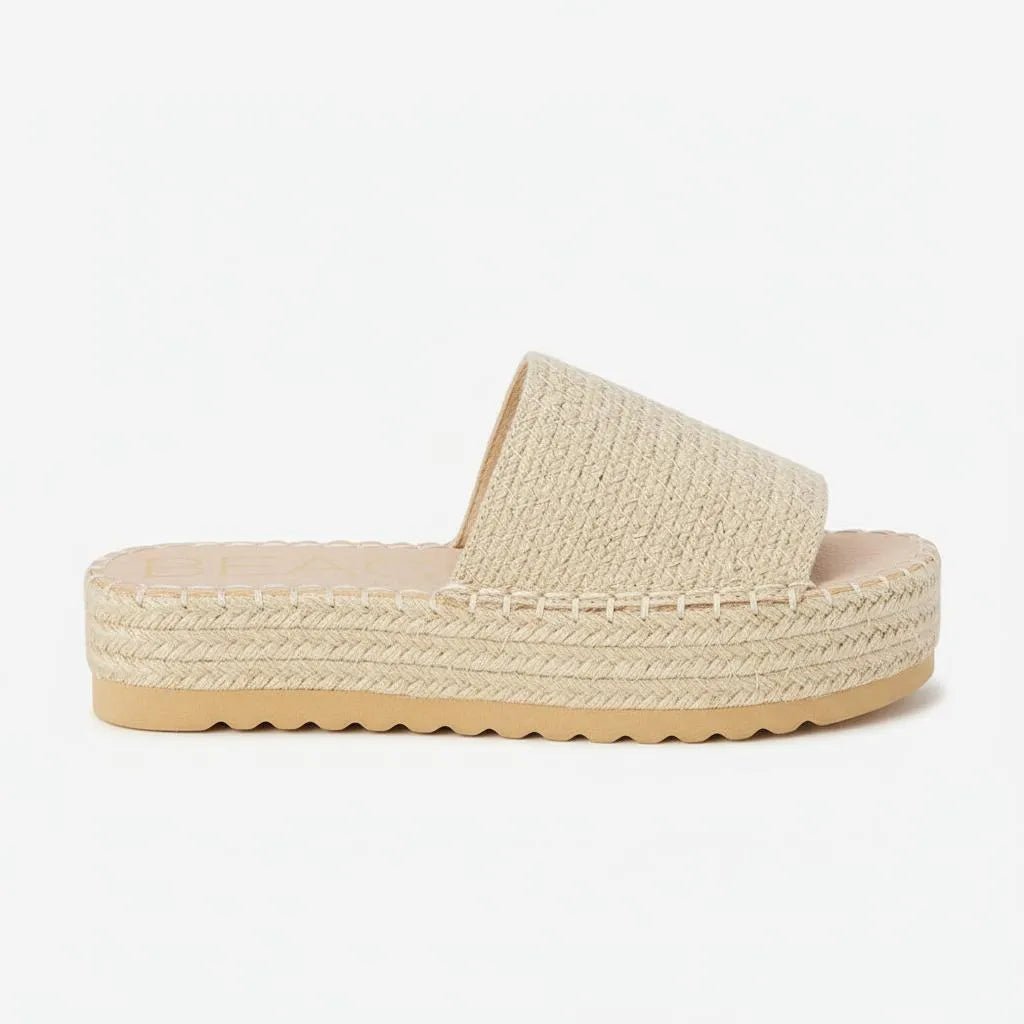 Miss | Espadrilles Dames Casual - Textiel, jute, rubber - Miss Madera MIS-P3X7D3