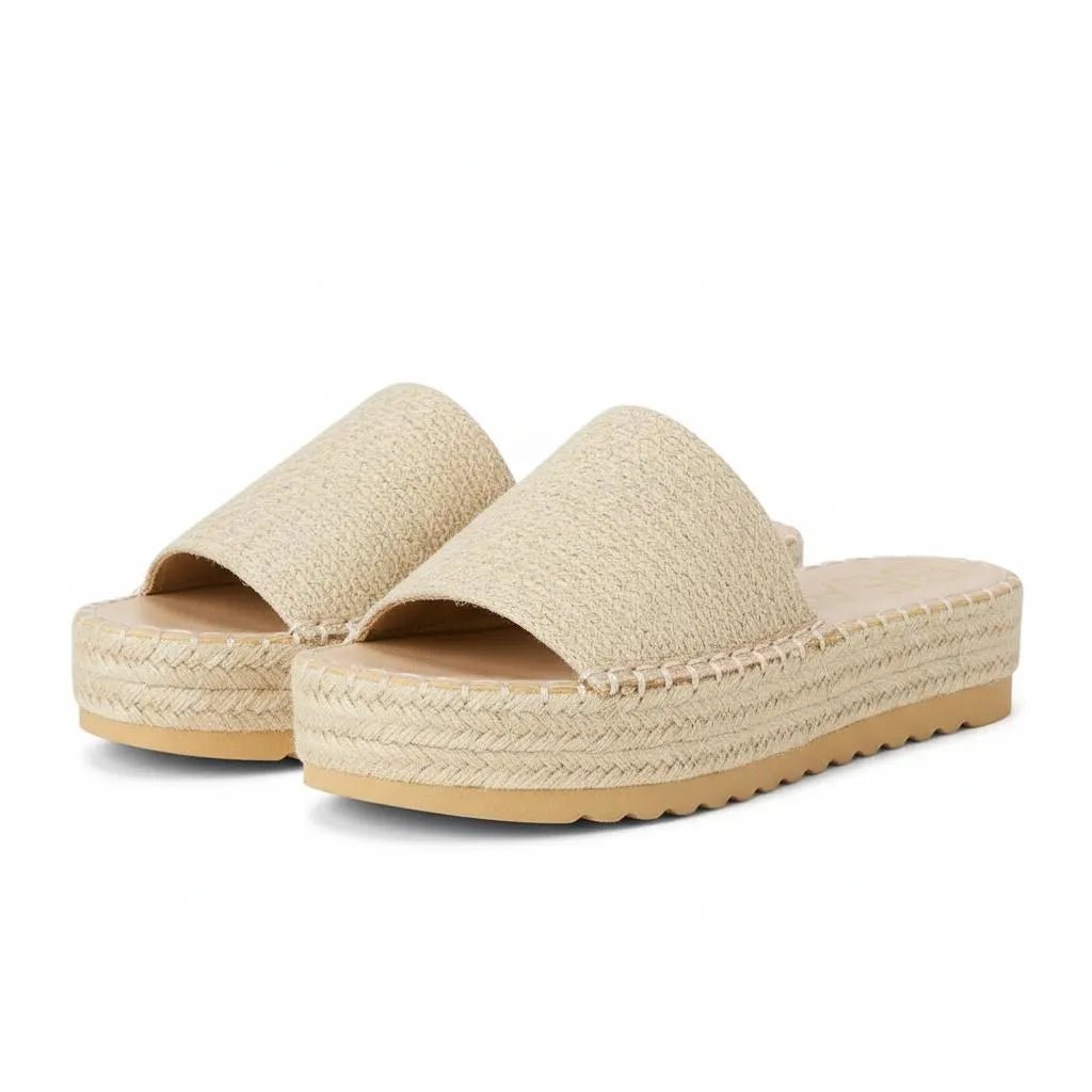 Miss | Espadrilles Dames Casual - Textiel, jute, rubber - Miss Madera MIS-P3X7D3
