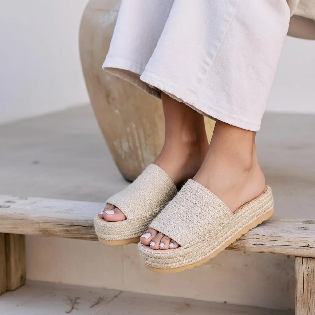Miss | Espadrilles Dames Casual - Textiel, jute, rubber - Miss Madera MIS-P3X7D3