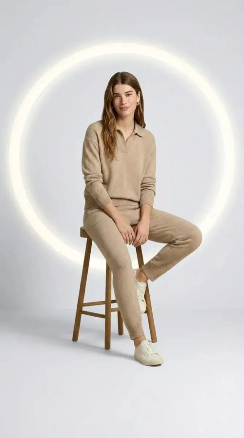 Miss | Gebreide Co-ord Set Dames Casual Elegant - Polyestermix - Miss Madera SKU_1770229078473_407