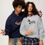 Miss | Hoodie Dames Oversized Geborduurd - Katoen - Miss Madera MIS-05F2FD