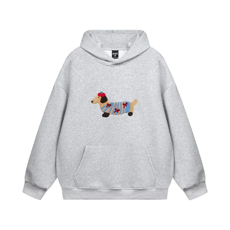 Miss | Hoodie Dames Oversized Geborduurd - Katoen - Miss Madera MIS-1FBF24