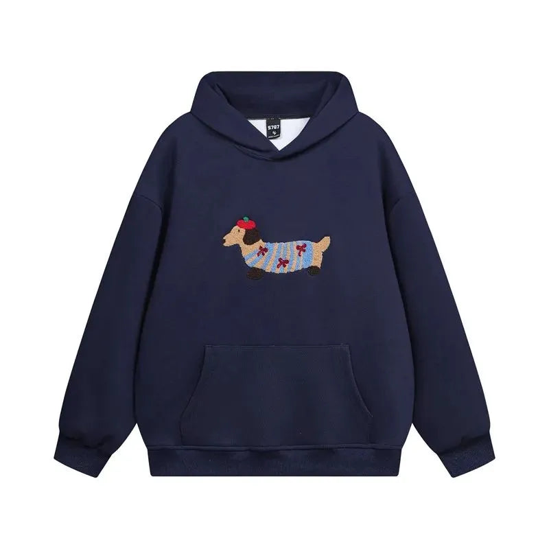 Miss | Hoodie Dames Oversized Geborduurd - Katoen - Miss Madera MIS-F1B921