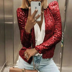 Miss | Jas Dames Glitter Casual Elegant - Polyester - Miss Madera MIS-69C837