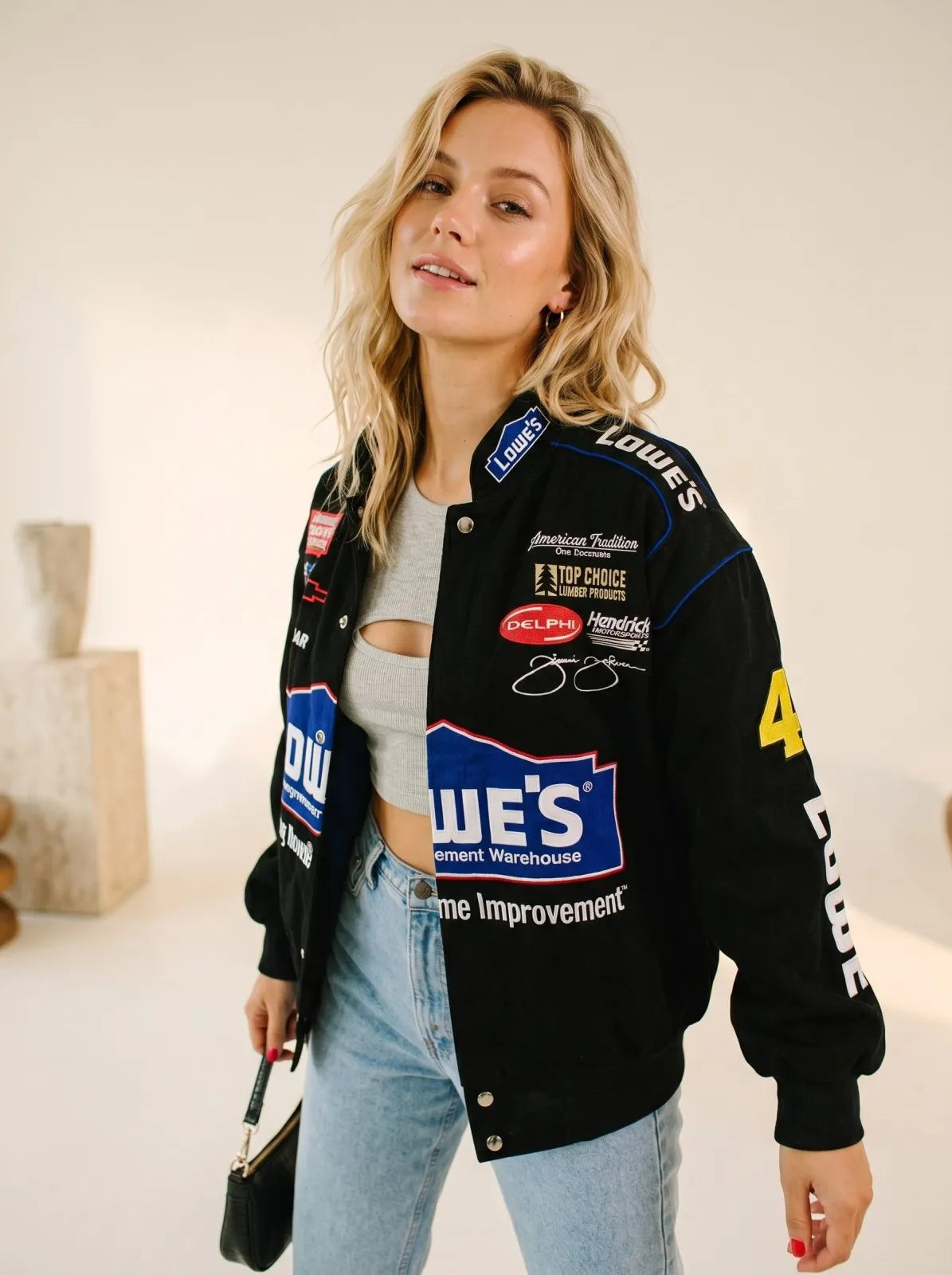 Miss | Jas Dames Oversized Racing Print - Polyester - Miss Madera MIS-CC8ECB