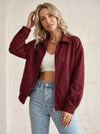 Miss | Jas Dames Vintage Losvallend Ritssluiting - Kunstleer - Miss Madera MIS-B37883