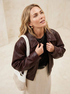 Miss | Jas Dames Vintage Losvallend Ritssluiting - Kunstleer - Miss Madera MIS-B37883