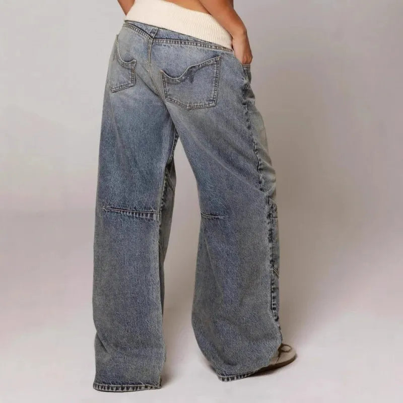 Miss | Jeans Dames Casual High Waist - Katoen - Miss Madera MIS-86E1EF