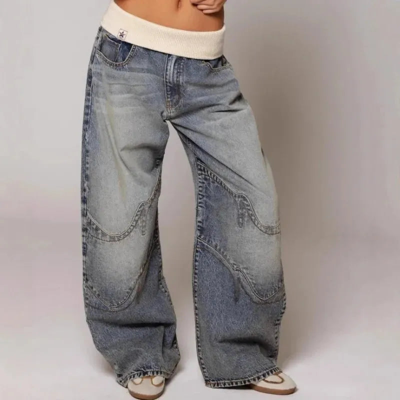 Miss | Jeans Dames Casual High Waist - Katoen - Miss Madera MIS-86E1EF
