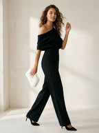 Miss | Jumpsuit Dames One Shoulder Elegant - Polyester - Miss Madera MIS-277684