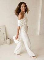 Miss | Jumpsuit Dames One Shoulder Elegant - Polyester - Miss Madera MIS-277684