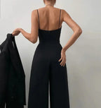 Jumpsuit Dames Riemen Overall Ritssluiting Half Strak - Miss Madera MIS-FDB13C