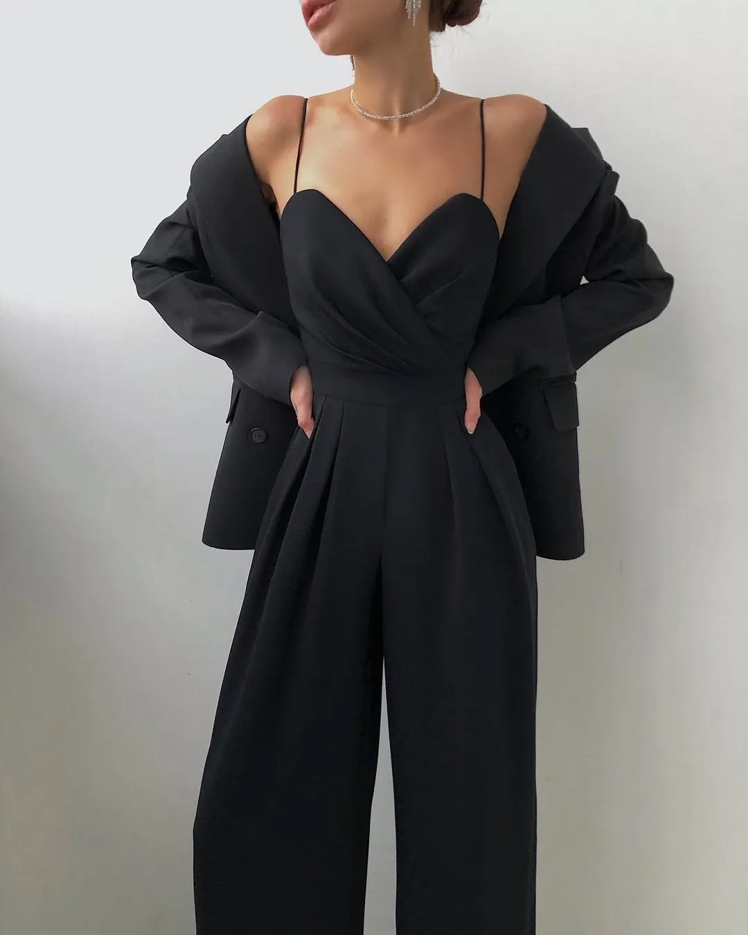 Miss | Jumpsuit Dames Riemen Modern - Polyester - Miss Madera MIS-FDB13C