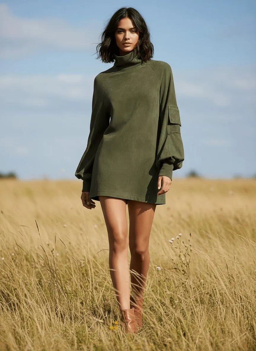 Miss | Jurk Dames Casual Lang - Premium suède - Miss Madera MIS-0RLUDN