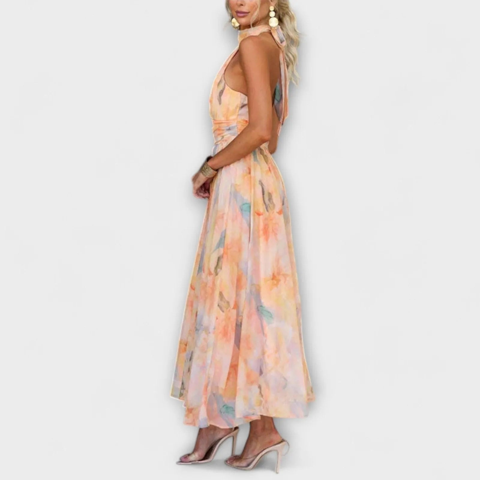 Miss | Jurk Dames Casual Maxi - Miss Madera MIS-4F37F3